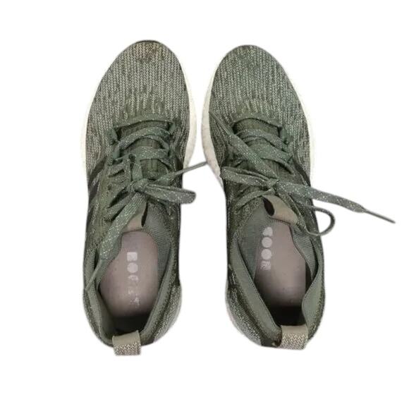 Adidas Shoes Mens 7.5 Athletic Sneakers PureBoost RBL Base Green Running Active - Picture 11 of 12